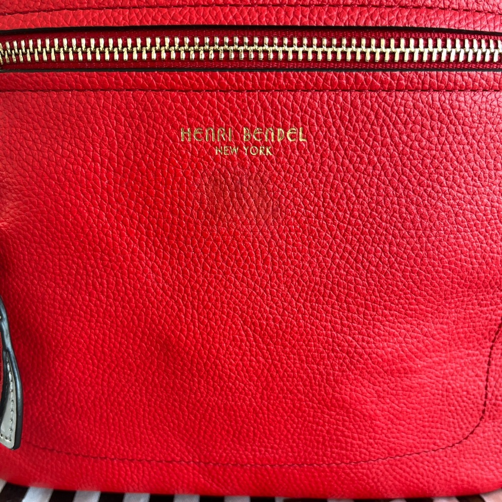 Henri Bendel Red Mini Backpack - Picture 2 of 8